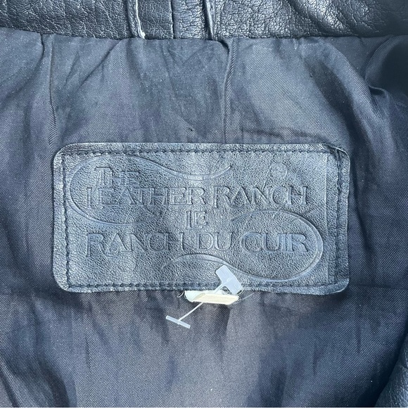 Black leather jacket - size L - Picture 3 of 6